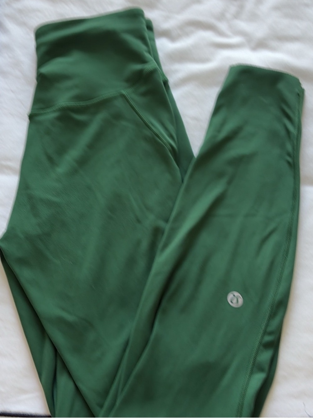 High-Waist Green Lululemon Women's Active Leggings